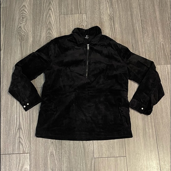 Quarter-zip Corduroy Sweatshirt - Picture 1 of 1